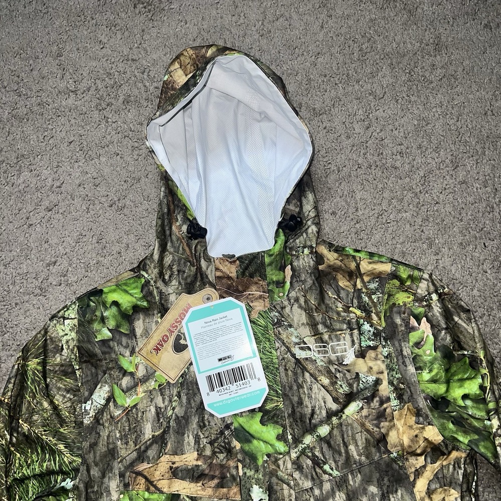 Dsg Men's Nova Rain Jacket Camo Real Tree Edge Small NWT MSRP‎ $125